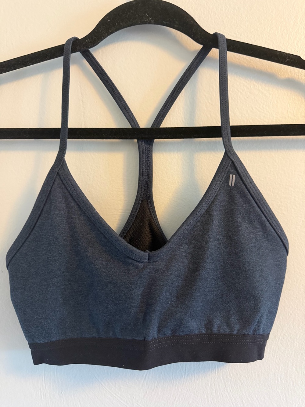 NOBULL Women's Navy Blue Racerback Sports Bra